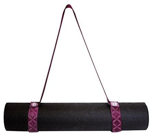 Deluxe Mat Strap (wine) - Deluxe Mat Strap (wine) - Yoga Accessories
