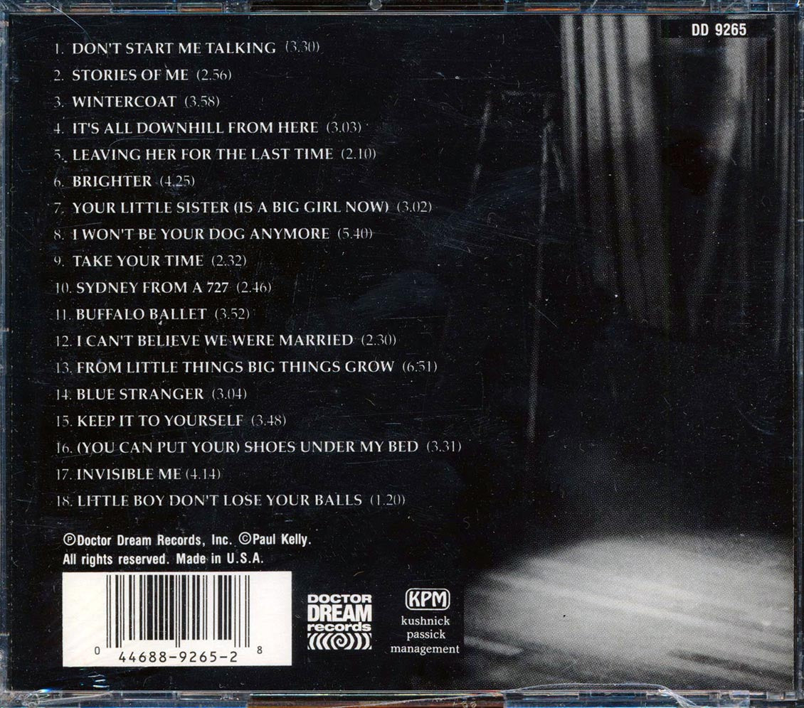 Paul Kelly & The Messengers - Comedy Music CD