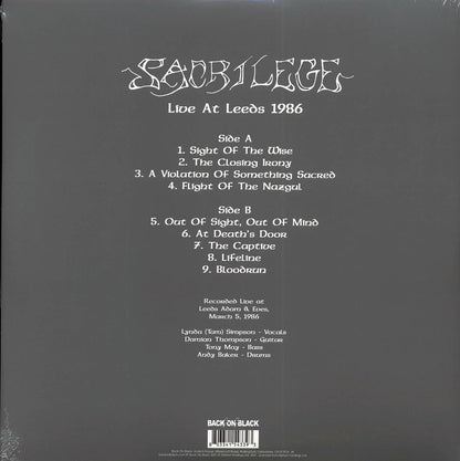 Sacrilege - Live At Leeds 1986 (ltd. ed.) (splatter vinyl) Vinyl Record