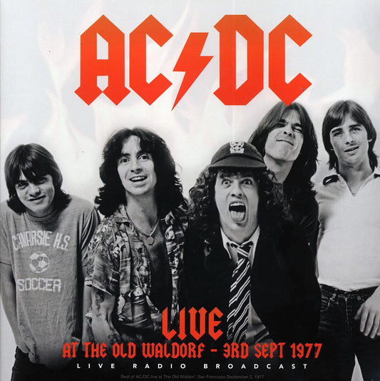ACDC Live At The Old Waldorf: 3rd Sept 1977 Vinyl Record