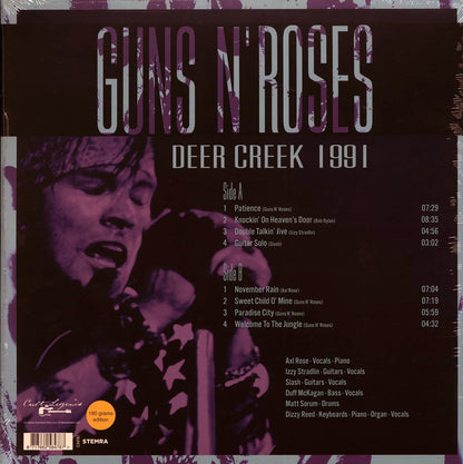 Guns N' Roses Deer Creek 1991: Noblesville, Indiana 180g Vinyl Record