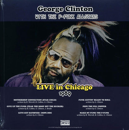 George Clinton, PFunk Allstars Live In Chicago 1989 splatter Vinyl Record