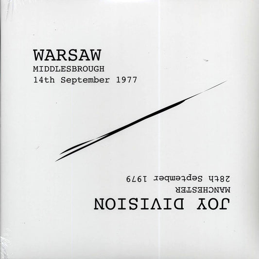 Joy Division, Warsaw Manchester 28th September 1979 + Middlesbrough 14th September 1977 Vinyl Record