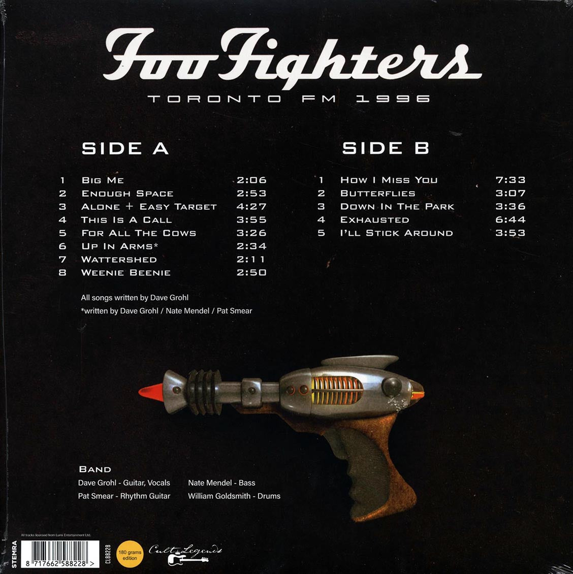 Foo Fighters Live In Toronto 1996 Vinyl Record