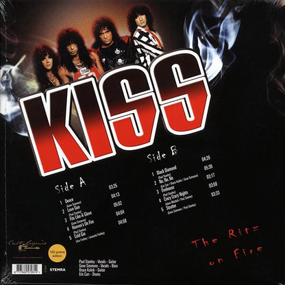 Kiss The Ritz On Fire Part 1 Live At The Ritz Vinyl Record