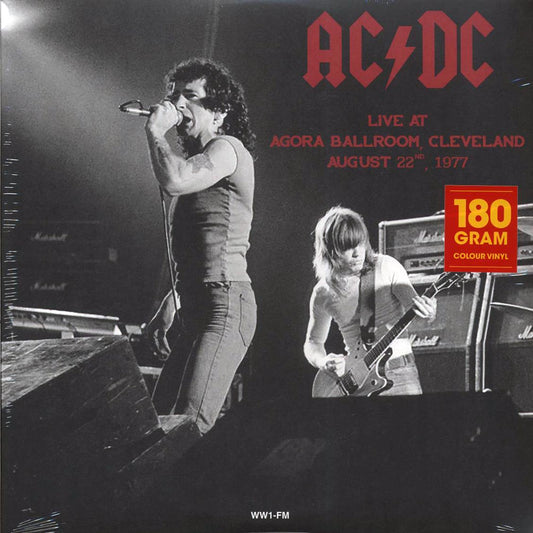 ACDC Live At Agora Ballroom, Cleveland August 22nd 1977 180g orange Vinyl Record