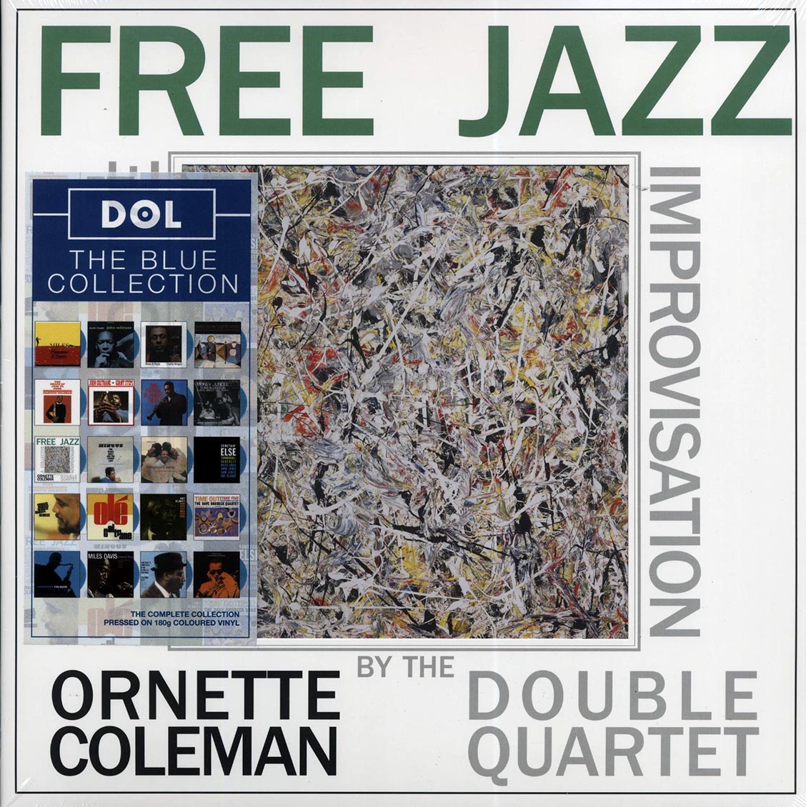 Ornette Coleman Double Quartet - Free Jazz (180g) (blue vinyl) Vinyl Record