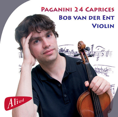 the album cover for Paganini / Van Der Bob Ent - 24 Caprices for Solo Violin