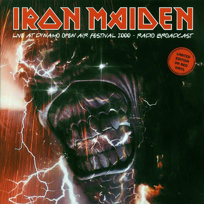 Iron Maiden Live At Dynamo Open Air Festival 2000 red Vinyl Record