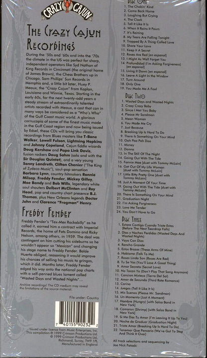 Freddy Fender - The Voice (tall casebound set) (65 tracks) (3xCD) (box set) (incl. large booklet) Music CD