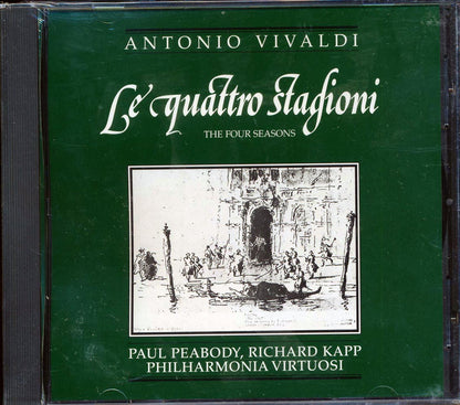 Antonio Vivaldi, Paul Peabody, Richard Kapp, Philharmonic Virtuosi - The Four Seasons Music CD