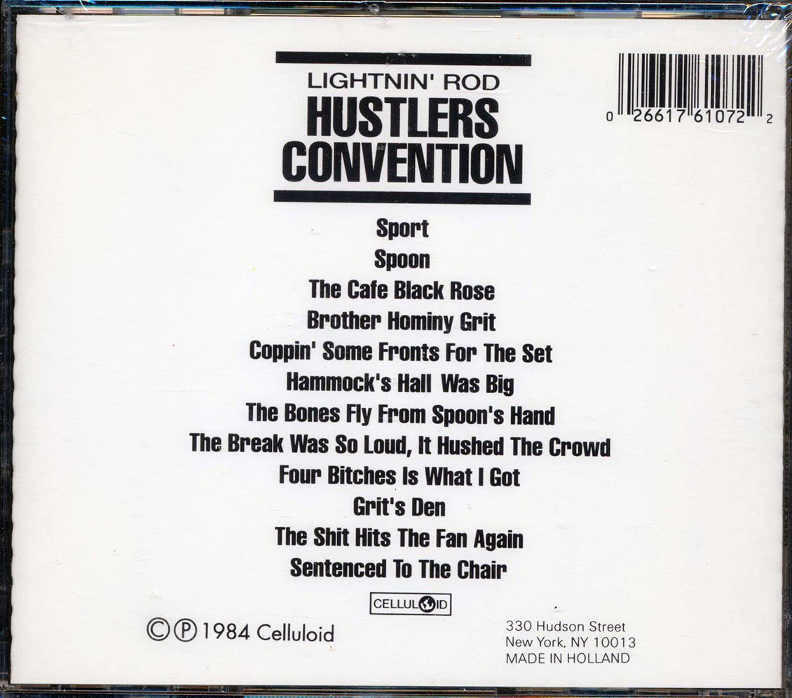 Lightnin' Rod - Hustlers Convention Music CD
