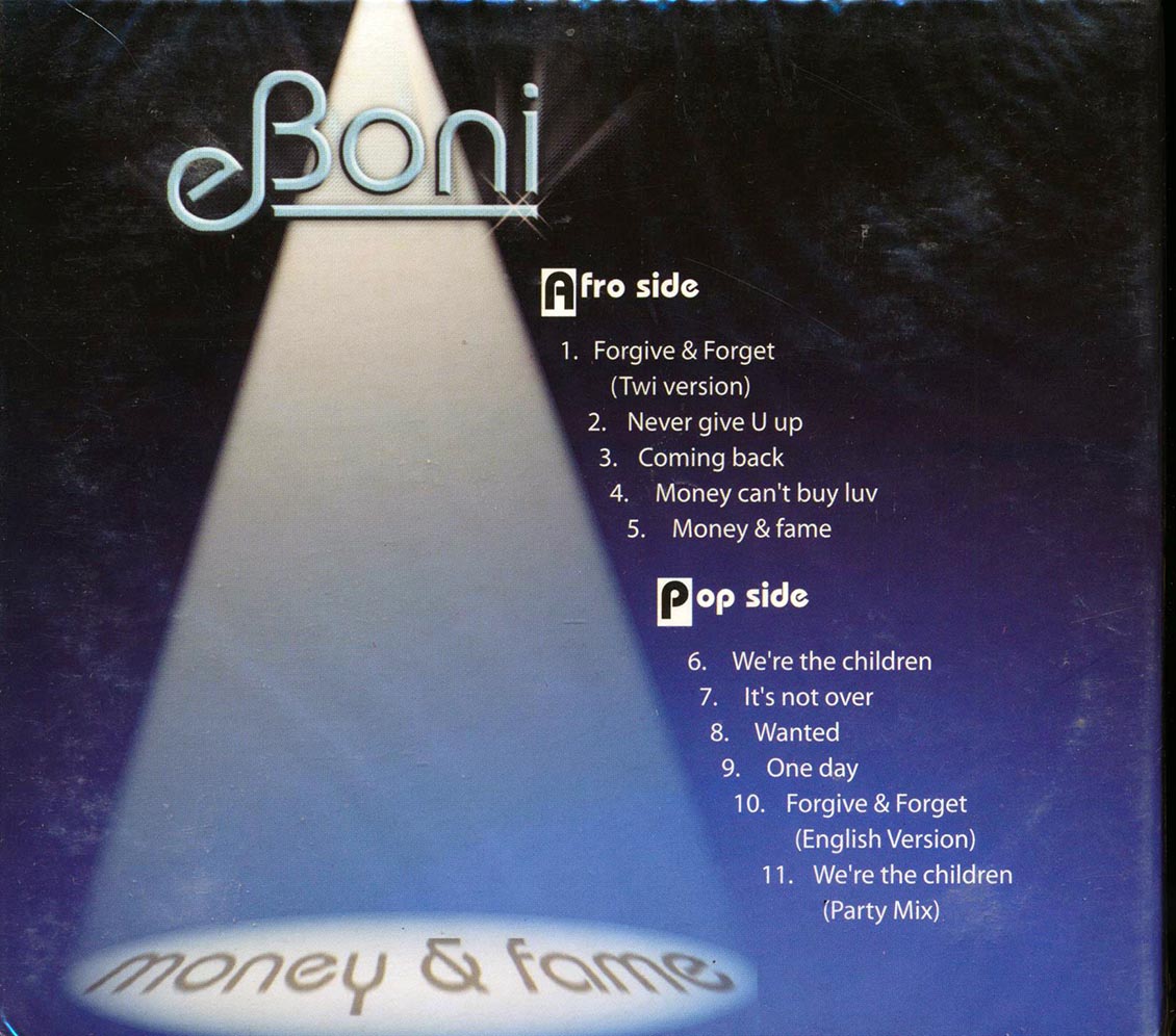 Eboni - Money & Fame Music CD