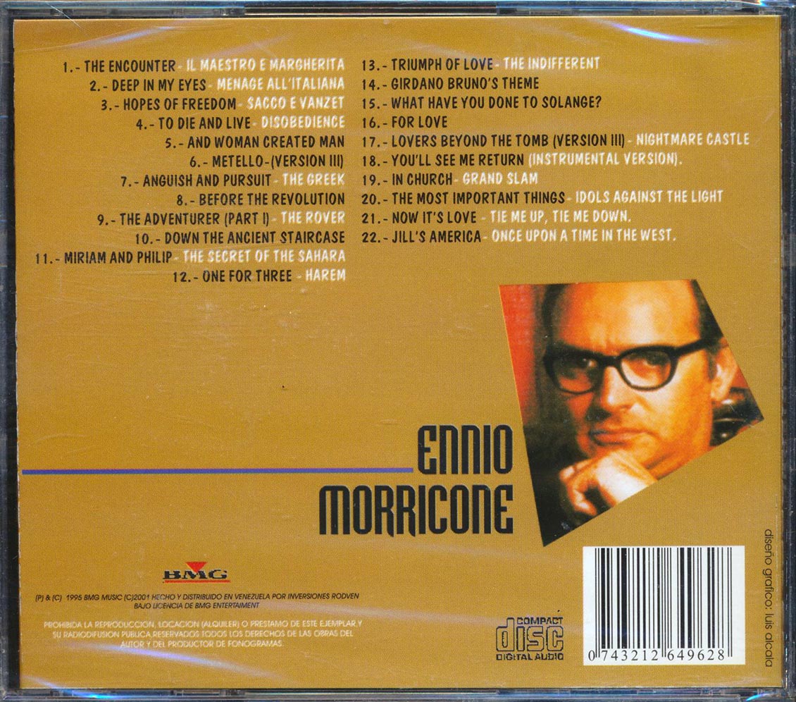 Ennio Morricone - Grandes Exitos Music CD
