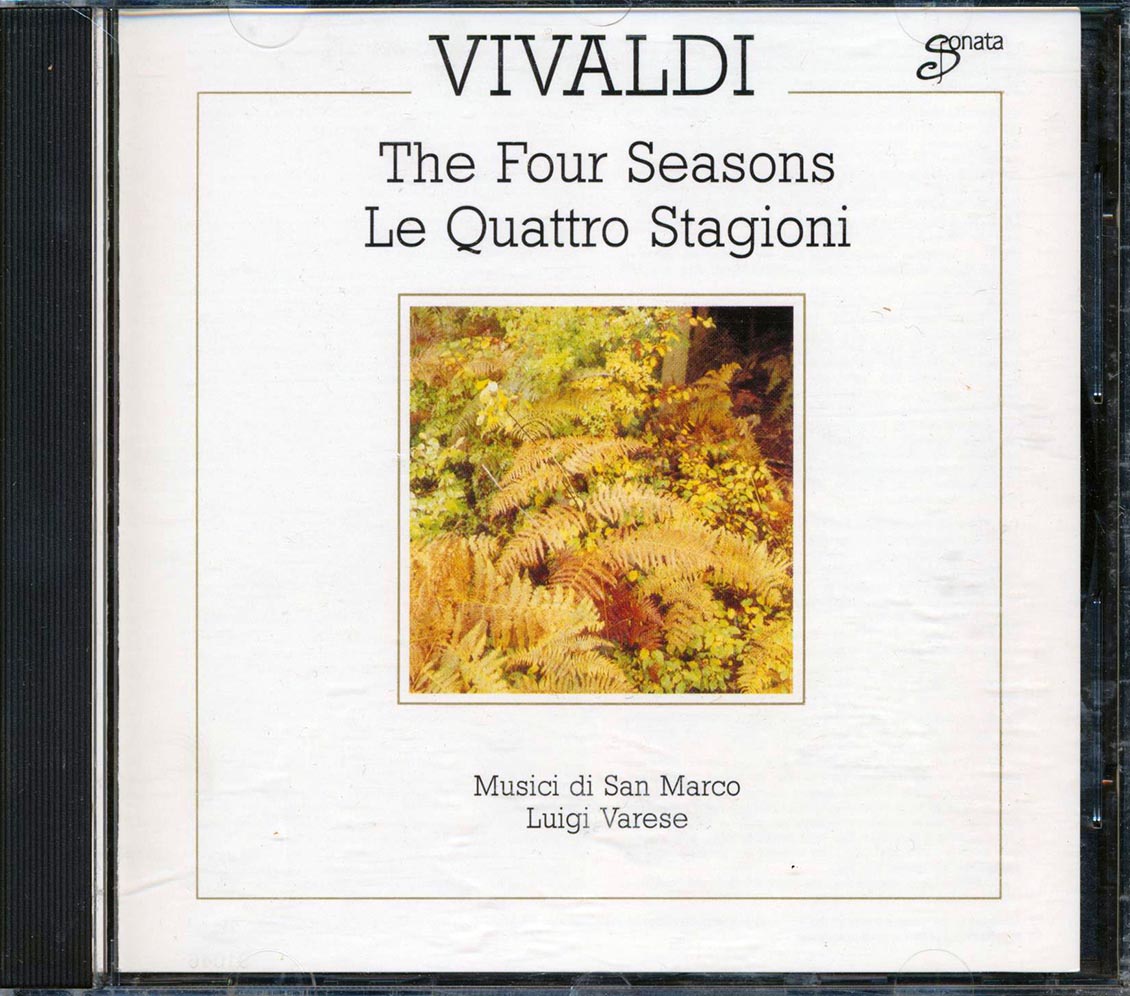 Antonio Vivaldi, Musici Di San Marco, Luigi Varese - The Four Seasons: Le Quattro Stagioni Music CD