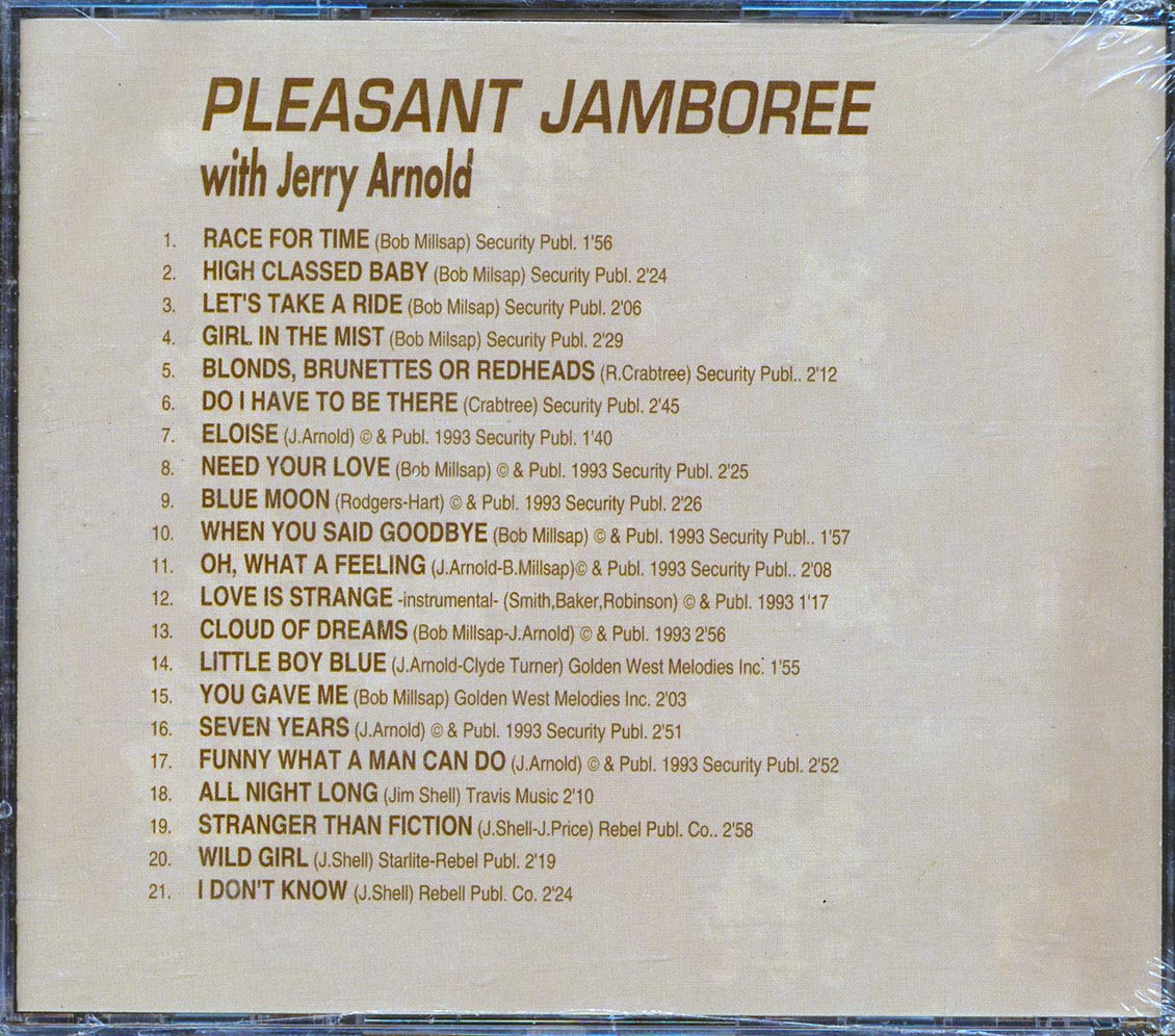 Jerry Arnold - Pleasant Jamboree (21 tracks) Music CD