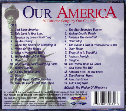 Young American All Stars - Our America: 30 Patriotic Songs By Our Children (30 tracks) (2xCD) Music CD