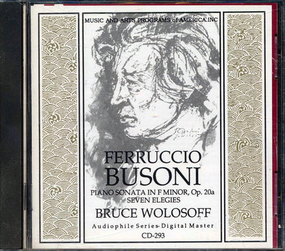 Ferruccio Busoni, Bruce Wolosoff - Piano Sonata In F Minor, Op. 20a Sevel Elegies Music CD