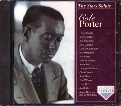 Frank Sinatra, Billie Holidy, Judy Garland, Ella Fitzgerald, Etc. - The Stars Salute Cole Porter Music CD