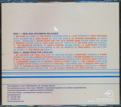 Big Star Robert Crazy Ministry Morphine Fastball Mickey Hart J Live Etc Rykodisc Summer 2005 Sampler 35 tracks 2xCD Music CD