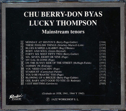 Chu Berry, Don Byas, Lucky Thompson - Mainstream Tenors Music CD
