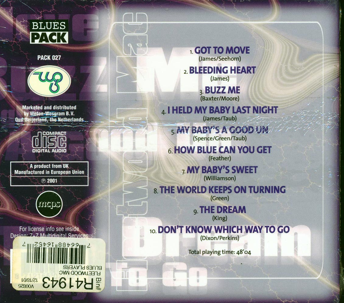 Fleetwood Mac - The Blues Players (London Live '68) (remastered) Music CD