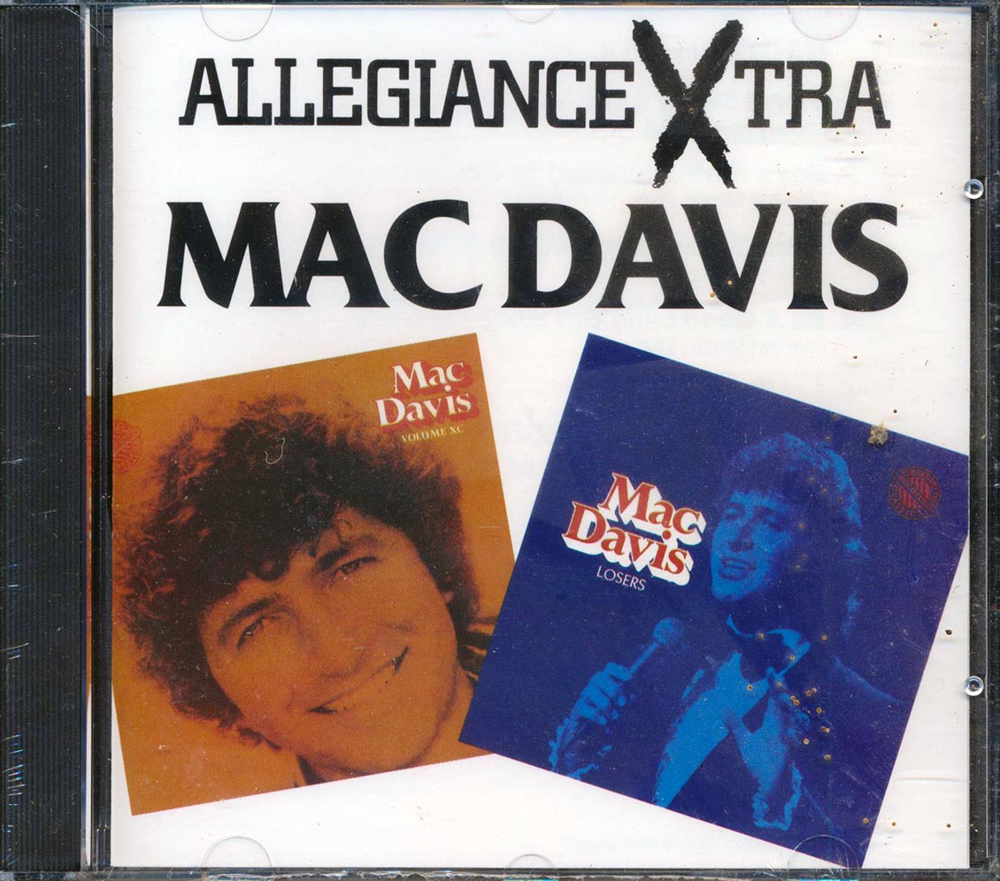 Mac Davis - Allegiance Extra: Vo. XC + Losers (2 albums on 1 CD) (20 tracks) Music CD