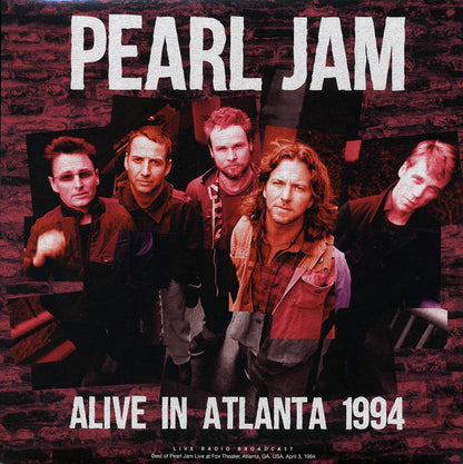 Pearl Jam Alive In Atlanta 1994 180g Vinyl Record