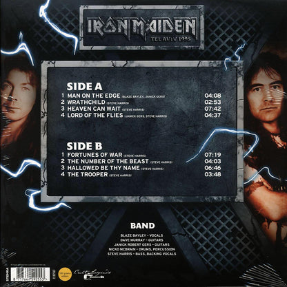 Iron Maiden Tel Aviv 1995 180g Vinyl Record