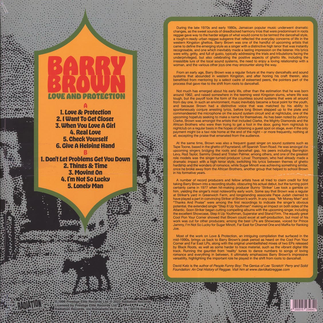 Barry Brown - Love And Protection Vinyl Record