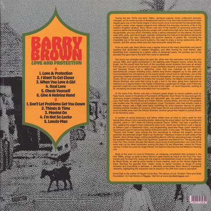 Barry Brown - Love And Protection Vinyl Record