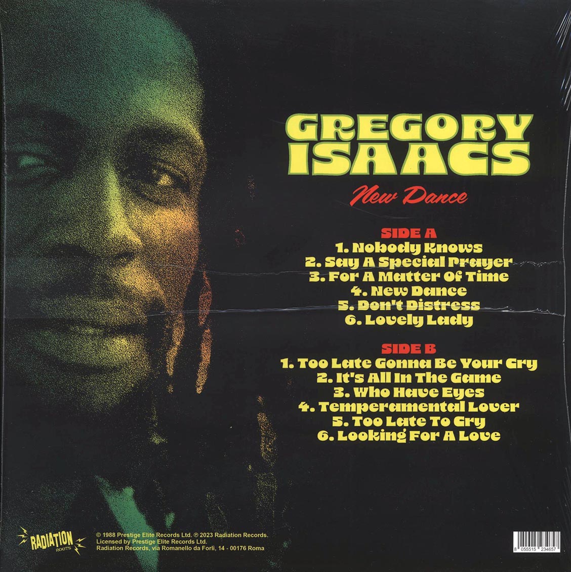 Gregory Isaacs - New Dance Vinyl Record