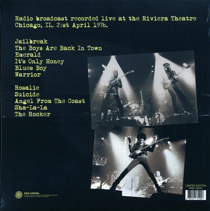 Thin Lizzy Back In Chicago! The Riviera Broadcast April 21, 1976 ltd. 500 copies made pink Vinyl Record