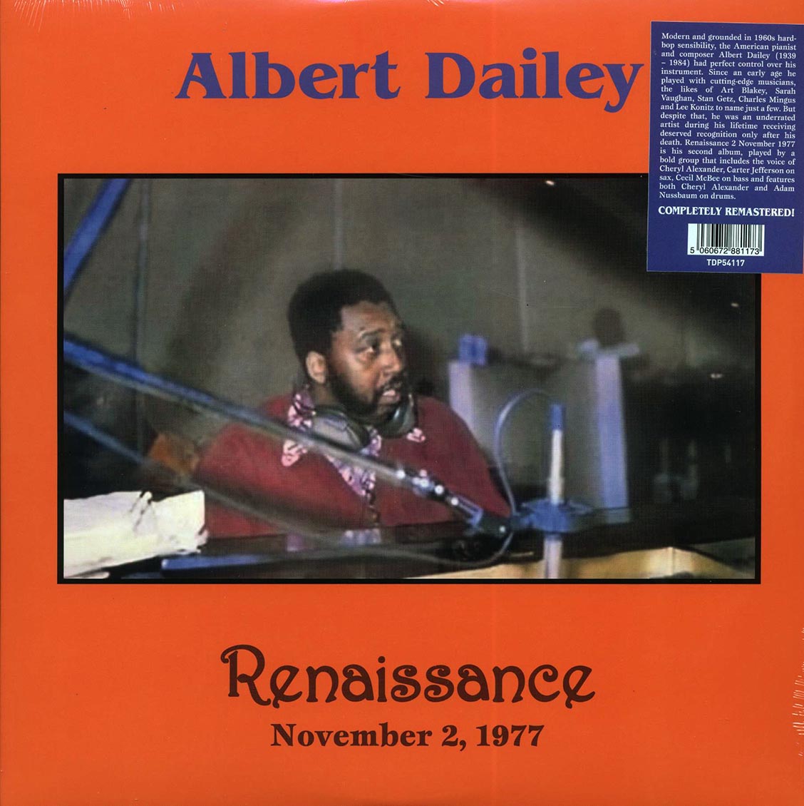 Albert Dailey - Renaissance: November 2, 1977 (180g) Vinyl Record