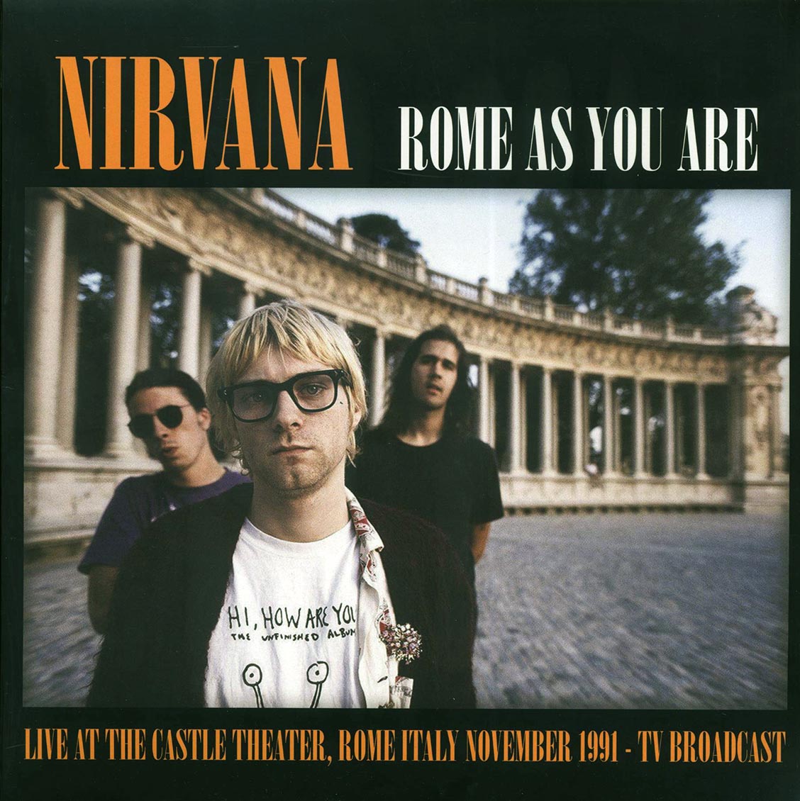 Nirvana Rome As You Are: Live At The Castle Theatre, Rome, Italy, November 1991 TV Broadcast ltd. 500 copies made pink Vinyl Record