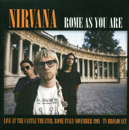 Nirvana Rome As You Are: Live At The Castle Theatre, Rome, Italy, November 1991 TV Broadcast ltd. 500 copies made pink Vinyl Record