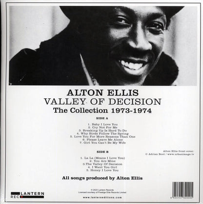 Alton Ellis - Valley Of Decision: The Collection 1973-1974 (ltd. ed.) Vinyl Record