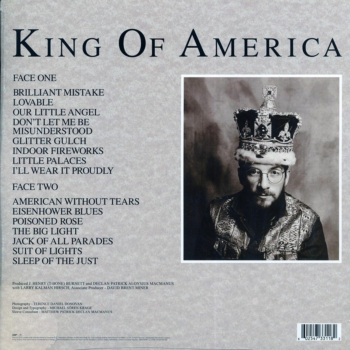 The Costello Show Featuring Elvis Costello - King Of America (180g) Vinyl Record