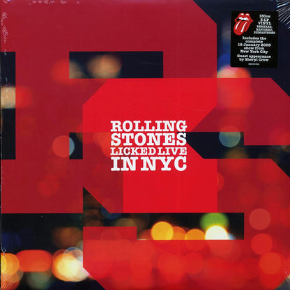 The Rolling Stones Licked Live In NYC 3xLP 180g remastered Vinyl Record