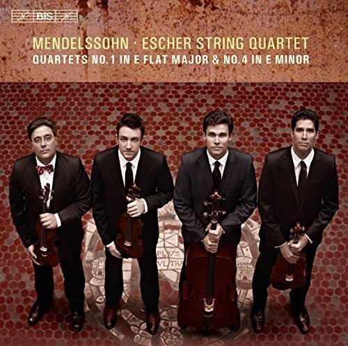 the album cover for Mendelssohn / Escher String Quartet - String Quartets Nos. 1 & 4