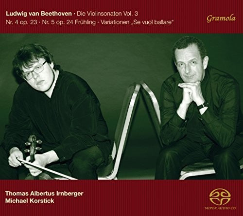 Beethoven / Irnberger / Korstick - Violin Sonatas 3 - Super Audio CD
