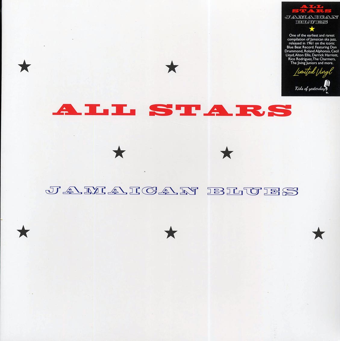 Alton Ellis, Don Drummond, Clancy Eccles, Rico Rodriguez, Etc. - All Stars: Jamaican Blues Vinyl Record