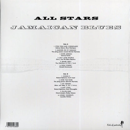 Alton Ellis, Don Drummond, Clancy Eccles, Rico Rodriguez, Etc. - All Stars: Jamaican Blues Vinyl Record