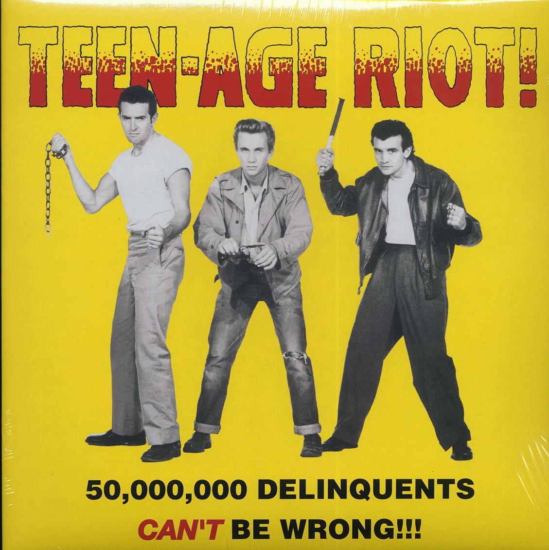 Portuguese Joe, Savoys, Reggie Perkins, TV Slim, Etc. - Teen-Age Riot! 50,000,000 Delinquints Can't Be Wrong! Vinyl Record