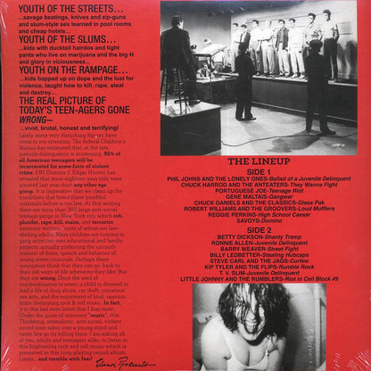 Portuguese Joe, Savoys, Reggie Perkins, TV Slim, Etc. - Teen-Age Riot! 50,000,000 Delinquints Can't Be Wrong! Vinyl Record