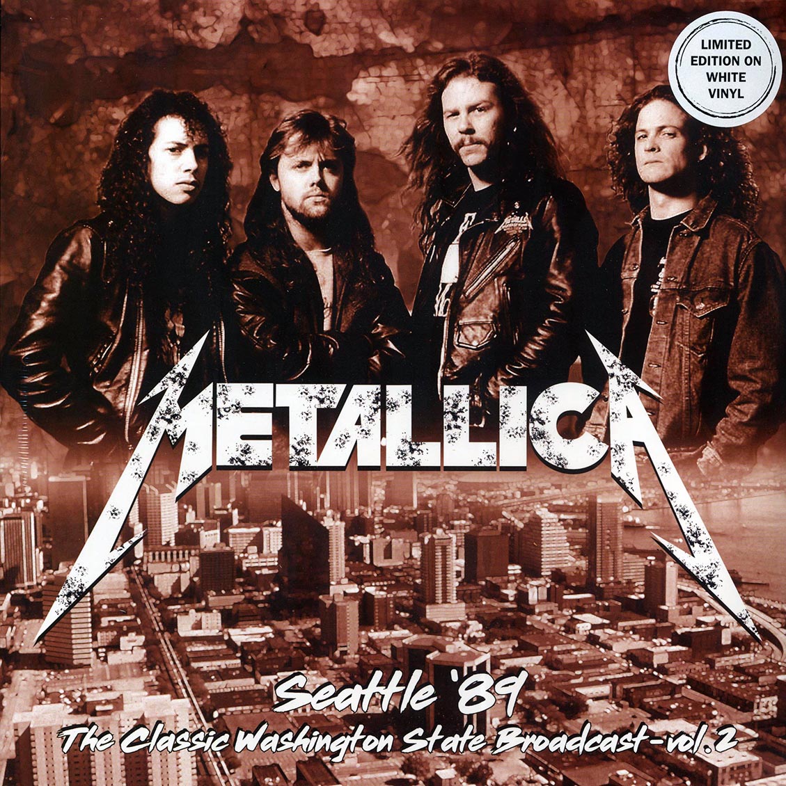 Metallica Seattle '89 Volume 2: The Classic Washington State Broadcast ltd. ed. 2xLP white Vinyl Record