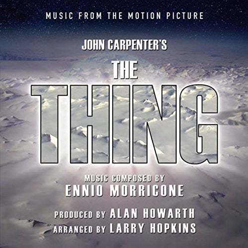 the album cover for Larry Hopkins - The Thing (Music from the Motion Picture)