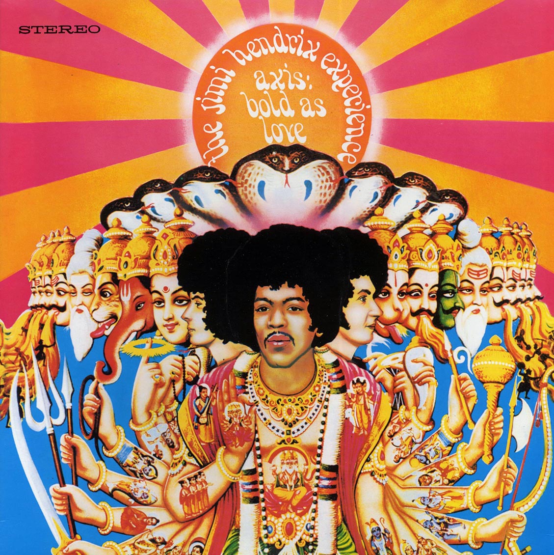 The Jimi Hendrix Experience Axis Bold As Love Vinyl Record