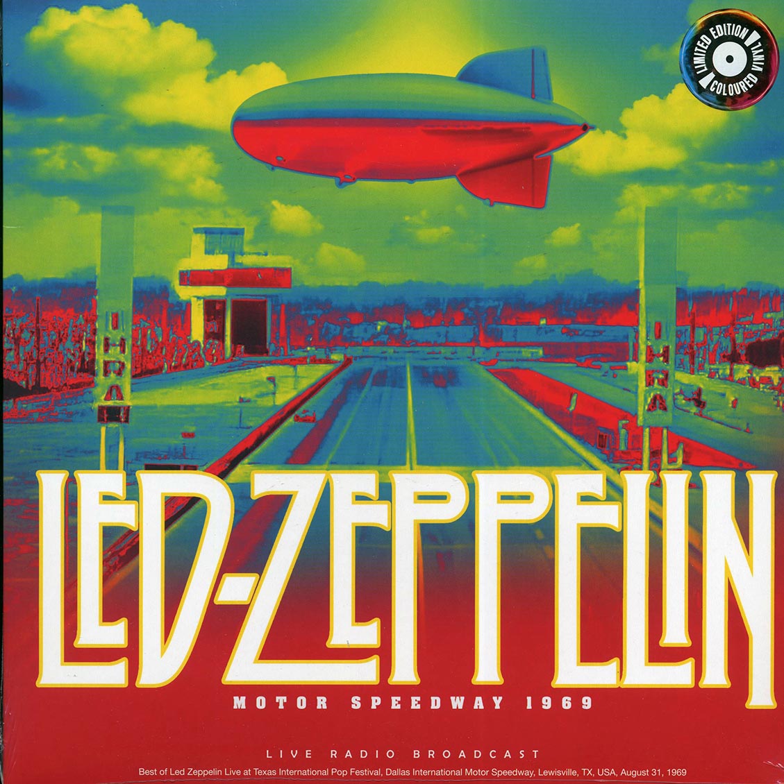 Led Zeppelin - Motor Speedway 1969 (yellow vinyl) Vinyl Record