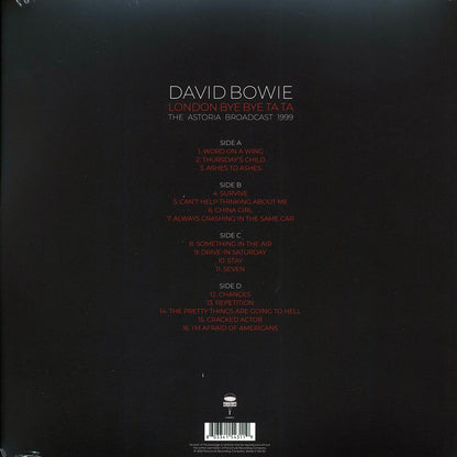 David Bowie - London Bye Bye Ta Ta: The Astoria Broadcast 1999 (ltd. ed.) (2xLP) (clear vinyl) Vinyl Record